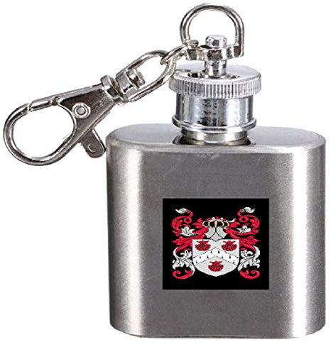 Eyre Flasque gravée avec blason du nom de famille Kerying 28,3 g