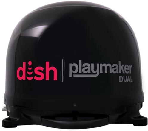Winegard Dish Playmaker Bundle Automatic Satellite Antenna, Black