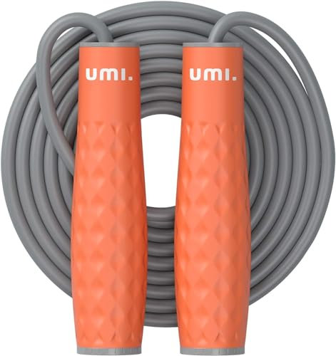 Umi Gewichte Springseil Erwachsen Verstellbar mit Hautfreundlichen Griffe, Ideal für Fitness & Ausdauer.