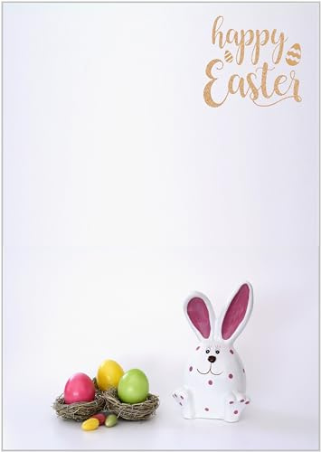 Briefpapier Ostern DIN A4 - Motivpapier Osterfest - 20 Blatt - Motiv Nr. 137 | 80g/m²