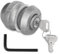mellystore Bloqueo de Bola de Remolque Cerradura Enganche Remolque Bloqueo Antirrobo Remolque Bloqueo Remolque para Caravana Remolque Aleación de Zinc Estándar Hitchlock con 2 Llaves