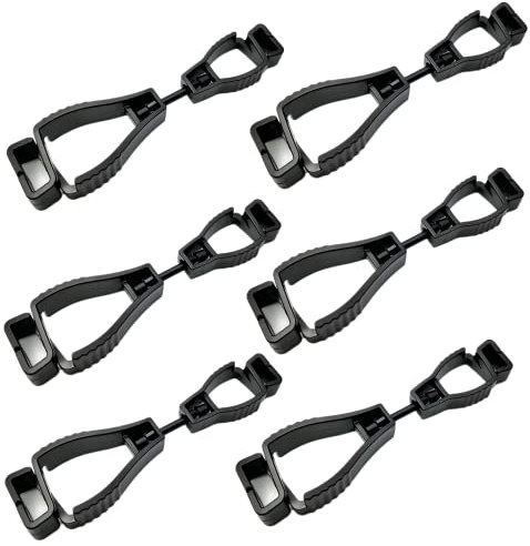 FZLANQ 6 PCS Glove Clip durable Glove Grabber Clip Glove Clamp Safety Clip Glove Keeper for Work Gloves