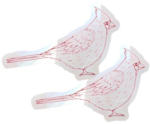Paquete de 2 Pegatinas de Pvc No Adhesivas para Ventanas Diseño de Pájaros Atrapasol Decorativo para Sala de Estar Y Dormitorio Fácil de Aplicar