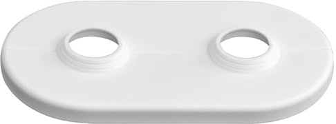 NIMA PRODUCT: Doppel Heizungsrohr Rosette 15-22mm – 6 Stück | zur Abdeckung für Heizungsrohre