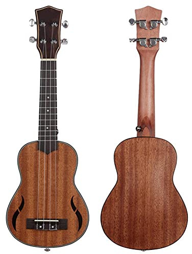 Ukulele Bausatz Konzert-Ukulele 21-Zoll- Ukulele Mahagoni- Akustikgitarre Ukulele Mahagoni-Griffbretthals- Hals Hawaiianer Vier-String-Gitarre