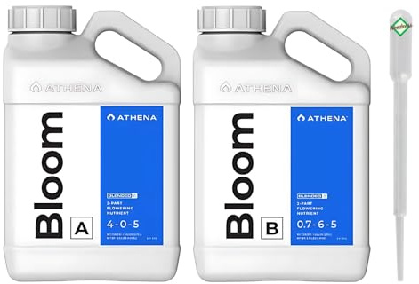 Weedness Athena Bloom A&B 3,78 L – Nutriments floraison A+B haute performance terre coco hydroponie