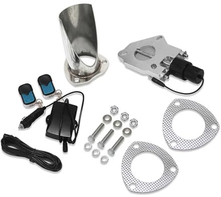 Valvole di Scarico Motore Auto Valvola di Scarico elettrica in Acciaio Inossidabile con Gruppo di Scarico con Controllo remoto