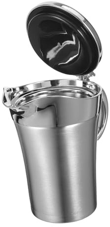 COLLBATH Double Insulated Stainless Steel Thermal Gravy Boat Heat Retention Sauce Jug for Steak and Condiments Serving Vessel for Home and Restaurant Use