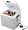 Cool Box 27.5L Electric Iceless Cooler Car Mini Fridge Refrigerator Hot and Cold Function Summer Cool Insulated Cooler Box Cool Bags for Camping Picnics Travels Keep Food Drinks Chill Grey