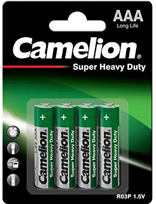 CAMELION PILAS Verde AAA 1.5V (4PCS)