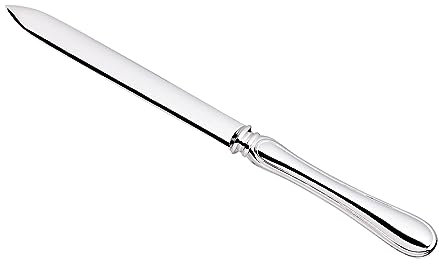 EDZARD Brieföffner Faden (Länge 19 cm) edel versilbert, Briefmesser