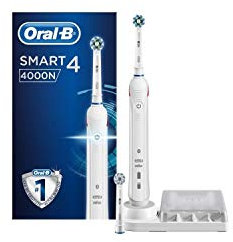 Oral-B Smart 4 4000N Weiß Elektrische Zahnbürste Powered By Braun, 4210201203377