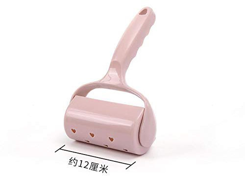 YITON Pet Hair Remover Brushes Removable Sticky Hair Roller Felt Sticky Paper Household Clothes Sofa Pets Hair Removal Stick Artifact Roll Brush 2Set Pink