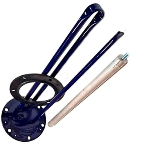 REPORSHOP Portavainas Termo Fagor Ø165x440 para 2 Resistencias + junta + anodo de magnesio T32S002C0 AS0019133 - Compatible con Termos Fagor, Edesa y Aspes - para Calentadores de Agua Eléctricos