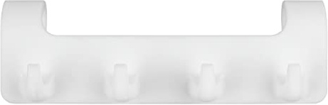 WENKO Hakenleiste für Handtuchheizkörper, Aufhängung im Bad für Handtücher und Bademäntel, 19,7 x 6,2 x 6 cm