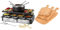 Salter COMBO-7477 Electric 2 in 1 Raclette Grill & Fondue Set and Bamboo Paddle Chopping Board Set, Adjustable Temperature Control, Protects Kitchen Worktops, Ideal for Serving Charcuterie, Cheese