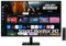 Samsung Smart Monitor M7 (S32DM702), Flat 32'', 3840x2160 (UHD 4K), Smart Hub con app di streaming, Office 365, Gaming Hub, Speaker integrati, Telecomando, WiFi, HDMI, USB-C