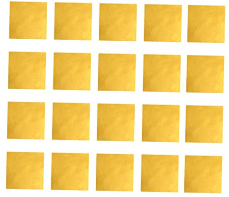 SEWACC 150stücke Goldfolienpapier Pro Beutel Kreativer Aufkleber Goldfolienimitat Glitzerfolien-Aufkleber Für Dekoration Rahmen Wände Und Kunsthandwerk