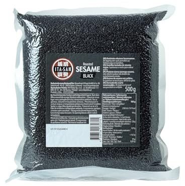 ITA-SAN Semilas tostadas de sésamo negro - 1 x 500 g
