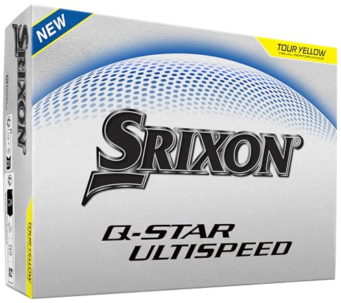 Srixon Q-Star Ultispeed Golf Balls, Tour Yellow