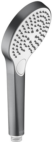 Keuco Handbrause IXMO 3 Strahlarten, schwarzchrom gebürstet