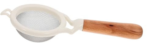 Holibanna Setaccio Maglie in Acciaio con Manico in Legno Setaccio per Farina e Spezie Colino da Cucina per Dolci e Panificazione Facile da Pulire e Trasportare