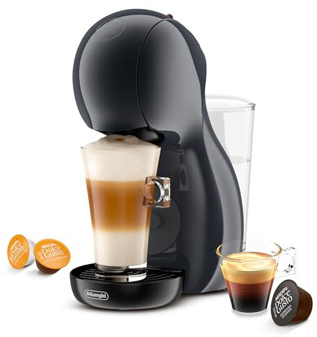 De'Longhi Nescafé Dolce Gusto Piccolo XS EDG210.A, máquina de cápsulas de café con diseño compacto, apagado automático, bebidas calientes y frías, presión de 15 bar, negro
