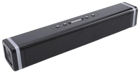 SUNGOOYUE Altavoces de Computadora con Luces RGB, Bluetooth 5.3 USB C Barra de Sonido Altavoz para Juegos con Reproducción de Tarjeta de Memoria para Configuración de Monitor de