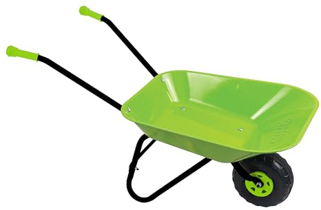 Outdoor Active 563 Brouette en métal Vert pour Enfant