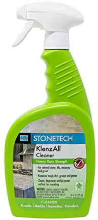 STONETECH KlenzAll Cleaner, Heavy Duty Cleaner for Stone & Tile, 24OZ (709ML) Spray Bottle
