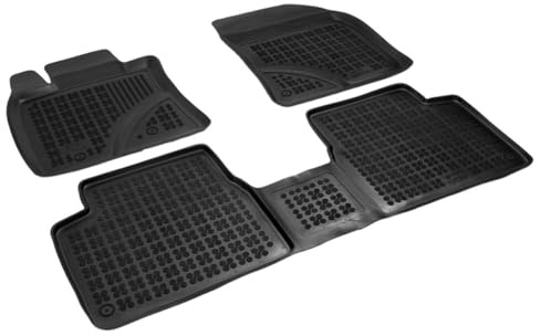 AZUGA 3D Gummi Fußmatten für Toyota Avensis ab 2009-2018 (Typ T27) | rutschfest, wasserdicht, passgenau, TPE Gummimatten, hoher Rand Automatten, AZ10300071