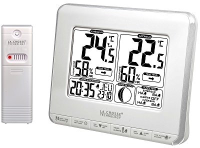 La Crosse Technology WS6812 Wetterstation, Farbe Silber