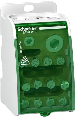 Schneider Electric Schraub Verteilerblock 14-polig, 250A / 230 V