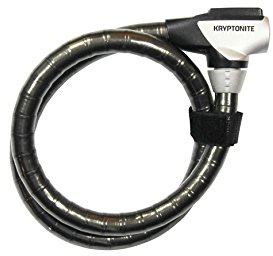 Kryptonite 3500462 KryptoFlex 2080 Key Armored(80cm) Fahrradschloss, Black, 80 cm