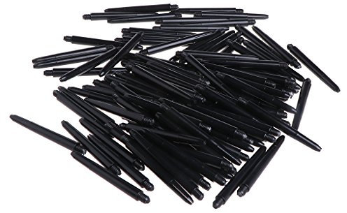 Lergo Dart-Schäfte aus Nylon, 2BA, 48 mm, Schraubgewinde, Kunststoff, Nr. 3, 100 Stück