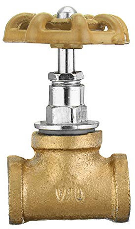 MJJEsports Vintage Steampunk Apertura Valvola Luce Interruttore A Parete Scrivania Lampada Industriale Valvola 6 Colori - Oro