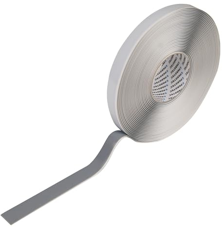 Parotec Doppelseitiges Butyl Klebeband Dicke 2 mm, 15 mm x 14 m, Grau | Selbstklebend Butylband, Selbstdichtendes ButylKleber, Butyldichtband, Flexible Abdichtung, Wasserdichtes, Butylschnur