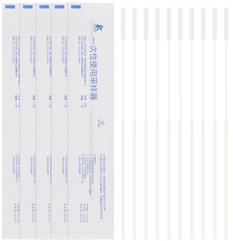 Nasal Twabs, Sterile Nasopharynx Tupfer Sicherer Flockungs Tupfer Exemplare Sammlung Tupfer Individuelles Paket Einweg Probenahme Teststicks- 20Pcs