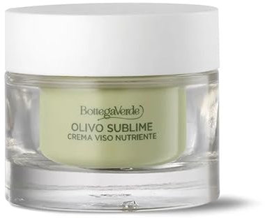 Bottega Verde - Crema Idratante Viso Olivo Sublime - Nutriente Pelle Secca - Crema Viso Idratante - Crema Viso Pelle Secca con Olio di Oliva Iperfermentato - Crema Giorno 50ml