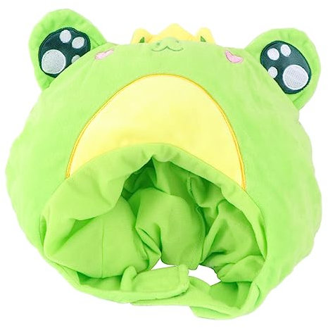 Abaodam Frosch Hut Aus Plüsch Für Party-kopfschmuck Kreative Foto Requisiten Karneval Party Dekoration Cosplay Kostümaccessoire