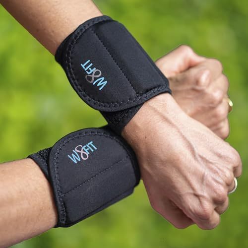 W8FIT Adjustable Wrist Weights 1 LB PAIR (1/2 lb each) Large 8″-10″