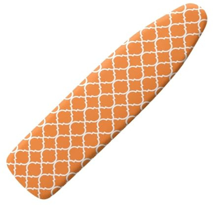 Belidome Orange Plaid Premium Large Elasticated Padded Ironing Board Cover Pouch
