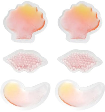 Gatuida 6stücke Teiliges Hot Cold Pack Für Wärme Kältetherapie Wiederverwendbare Kühl Wärmepads Für Augen Lippen Und Gesicht Mikrowellengeeignet Und Gefrierbar Zur Schmerzlinderung