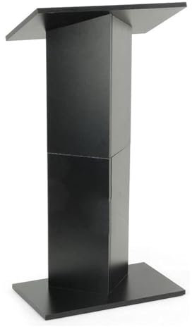 Tragbares hölzernes Rednerpult-Podium – bodenstehender abnehmbarer Empfangstisch, für Konferenzen, Reden, Rednerpulte