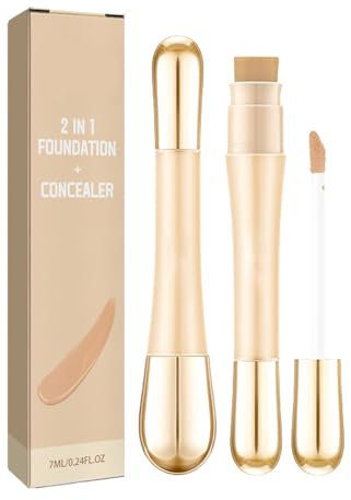 2 In 1 Anti-Wrinkles Concealer Skin Long-Lasting Waterproof Concealer Makeup For Face Coverage Lightweight Formula
