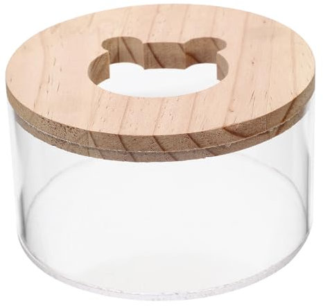 VILLFUL Sandbadebox Für Hamster Transparente Chinchillabadewanne Wiederverwendbare Hamsterzubehör Für Haushalt Kleine Haustiere Badewanne