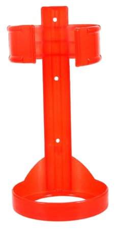 ORFOFE Supporto Estintore Montaggio Muro Rosso Staffa Per Auto e Casa Facile Installazione Accessorio Sicurezza Veicoli e Ambienti Montaggio Stabile e Pratico