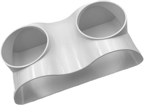 Fierudeng Aquarium Underground Cave, Aquarium Tunnel Cave, Natural Underground Corner Fish Tank Cave, Two Holes Design Catfish Hiding Place for Reptile Amphibians