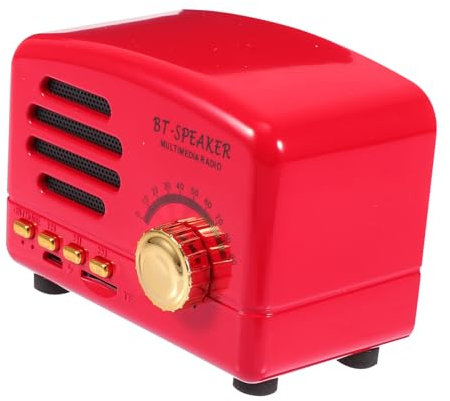 Holibanna Altavoz Portátil Retro Inalámbrico Diseño Adorable Altavoz De Compacto para Casa y Exteriores Radio FM