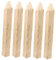 HEMOTON 5piezas Estacas De Madera para para y Decoración De Fáciles De Usar y Resistentes Daños